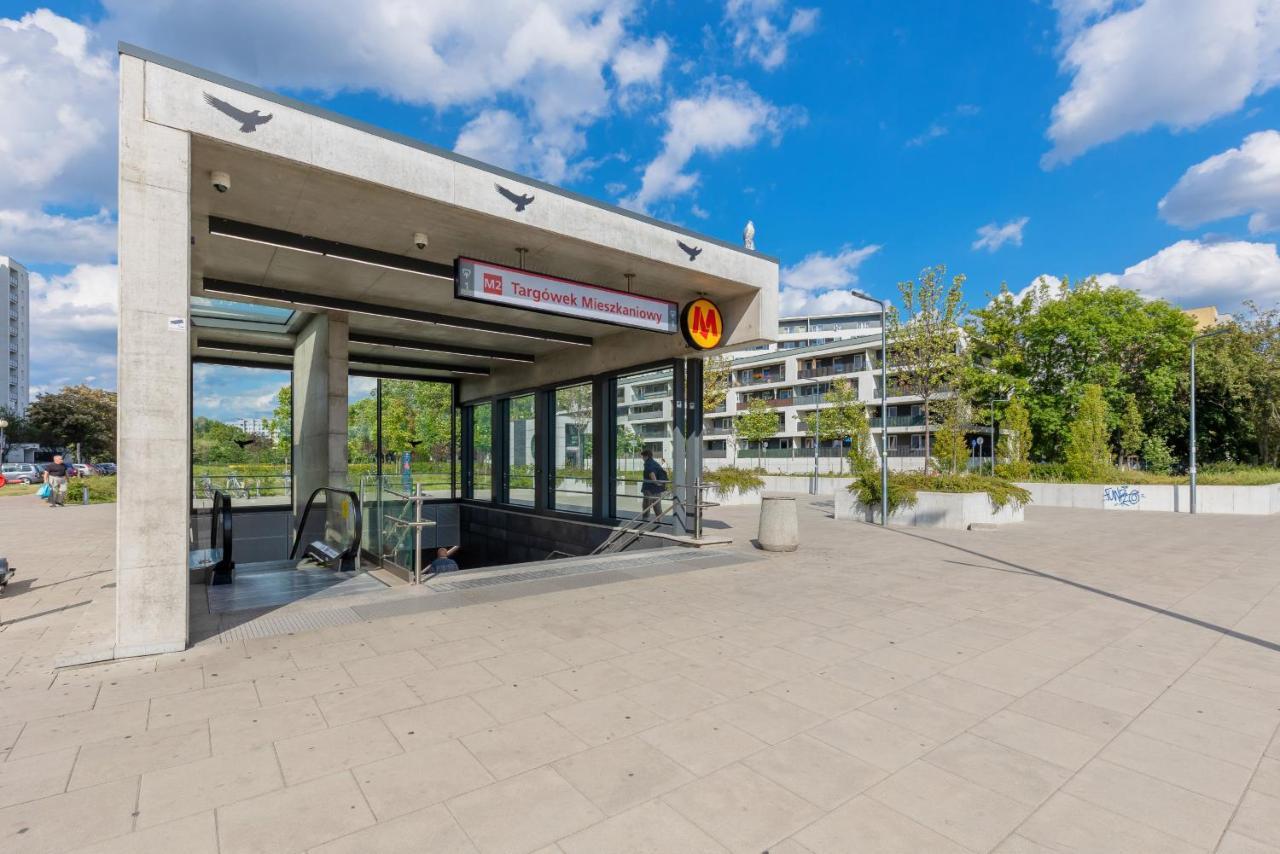 Metro Targowek Spacious Apartment With Parking By Noclegi Renters Warschau Exterior foto
